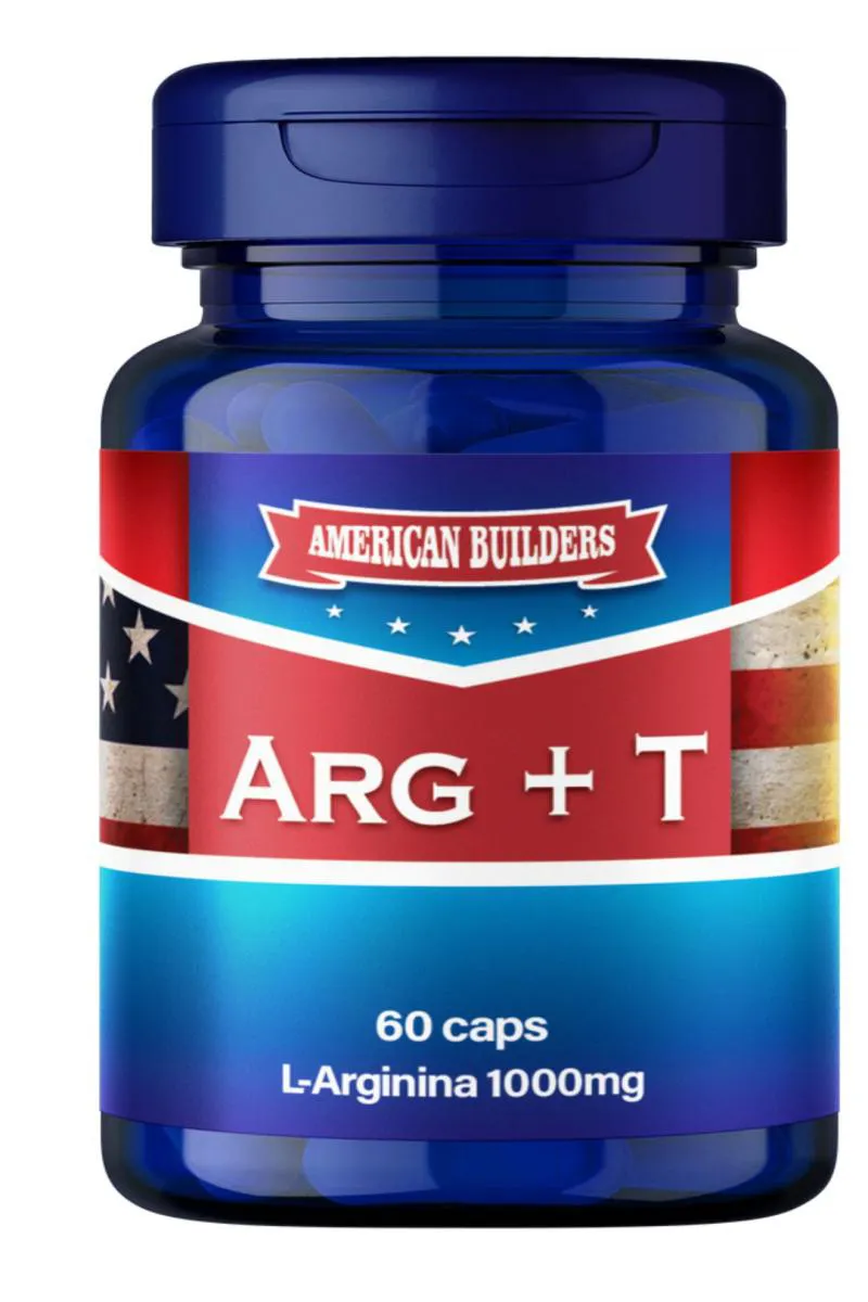 Arginina + Ta da Lafila 5Mg American Builders – 60 Caps