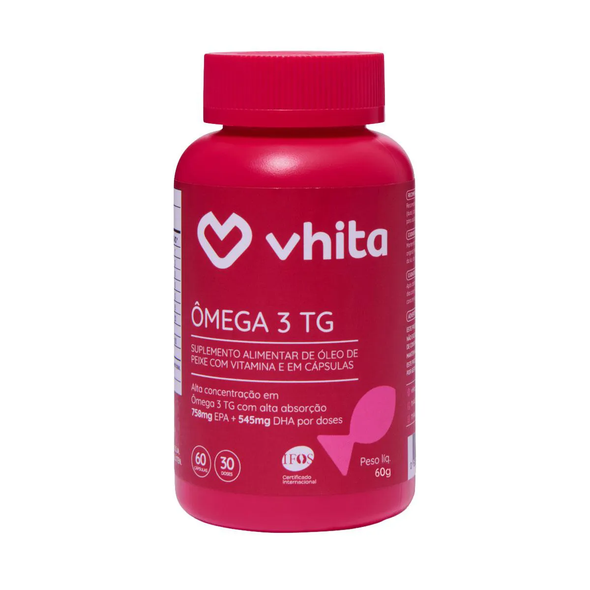 Ômega 3 TG Vitha EPA DHA Vitamina E 60 cápsulas