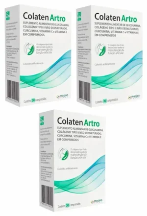 3 Caixas Colaten Artro – Suplemento Para Articulações – 30 Comprimidos